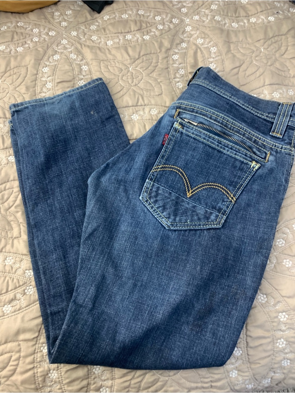 Levi's skinny 511 Jeans in Dark Blue Denim w33/L32